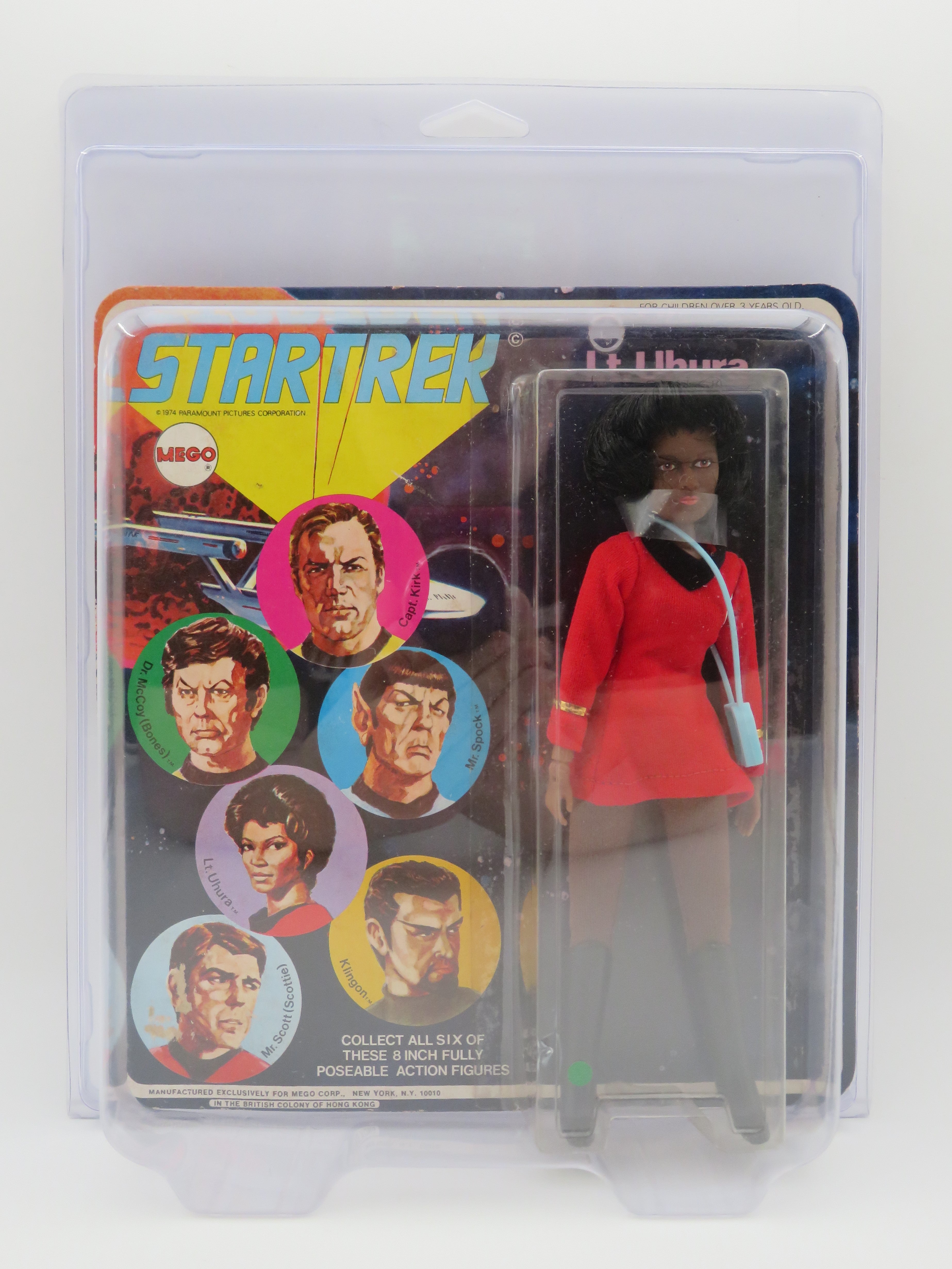 STAR TREK Lt. Uhura 8" Action Figure - Mego Corp. (1974) Series 1 Vintage Toy